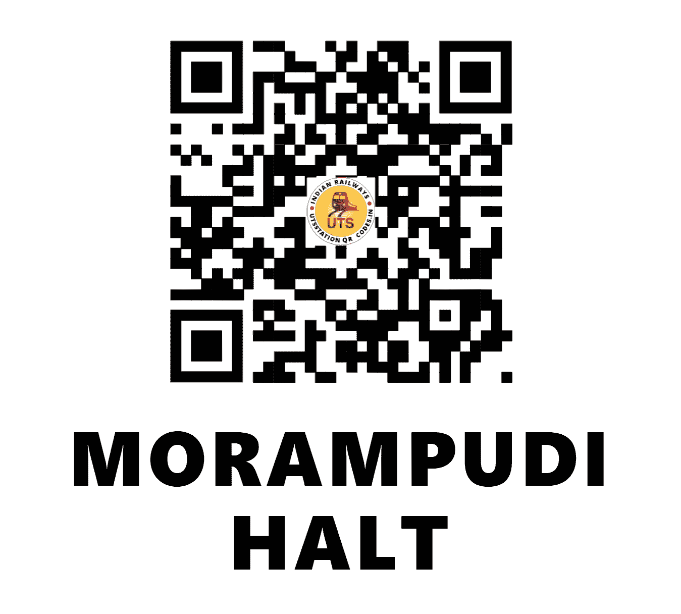 UTS QR Code for MORAMPUDI HALT - MOD - SC (ANDHRA PRADESH)